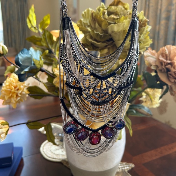 Swarovski dark big statement necklace 5142827 - Picture 4 of 12